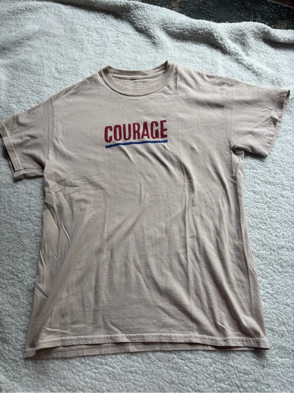 Chance the Rapper Courage Tour Graphic T-Shirt - Light Beige